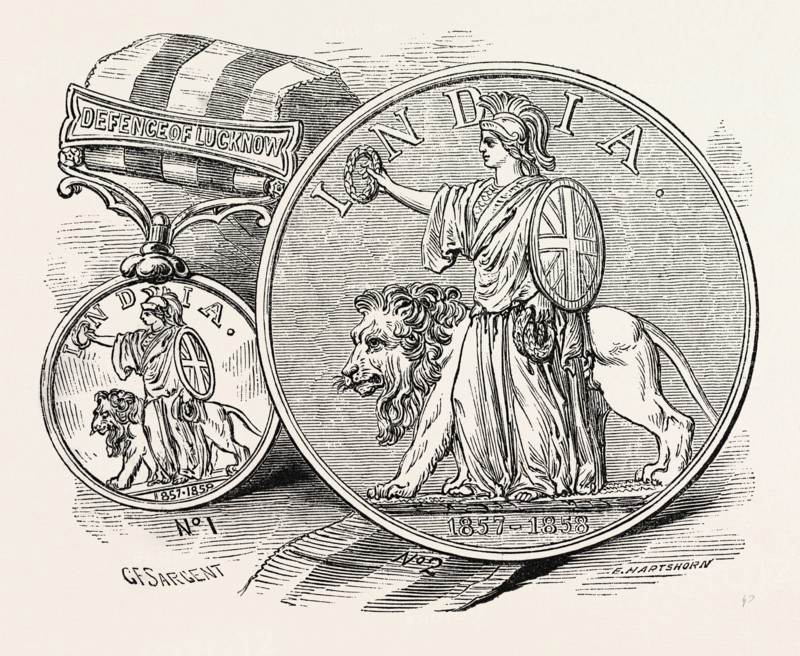 GIVEN BY HER MAJESTY, QUEEN VICTORIA, FOR SERVICES IN INDIA