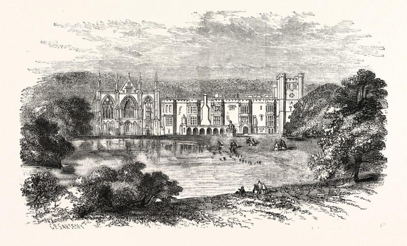 NEWSTEAD ABBEY AND GROUNDS, in Nottinghamshire, England, originally an Augustinian priory, is now best known as the ancestral home of Lord Byron. UK, britain, british, europe, united kingdom, great britain, european