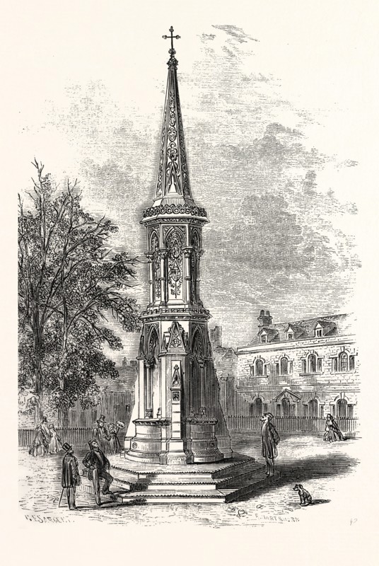 BANBURY CROSS, MEMORIAL CROSS ERECTED IN HONOUR OF THE MARRIAGE OF THE PRINCESS ROYAL. UK, britain, british, europe, united kingdom, great britain, european