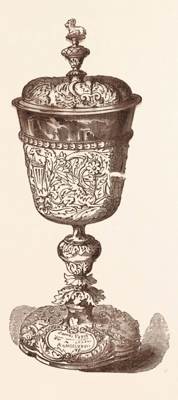 CLOTHWORKERS' COMPANY'S CUP, PEPYS'. The Worshipful Company of Clothworkers was incorporated by Royal Charter in 1528, london, UK, britain, british, europe, united kingdom, great britain, european