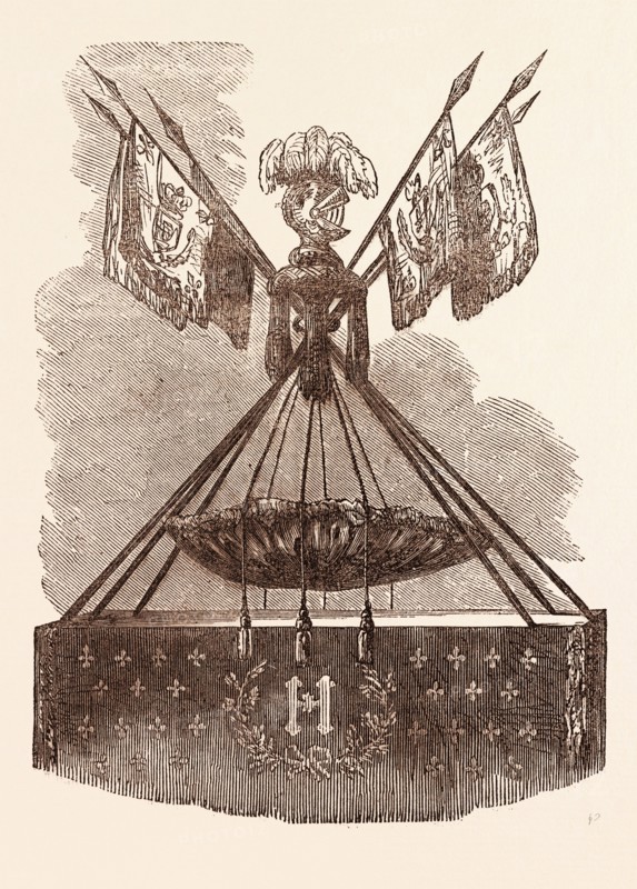 CRADLE OF HENRI IV, BORN AT PAU, DECEMBER 15, 1553.
