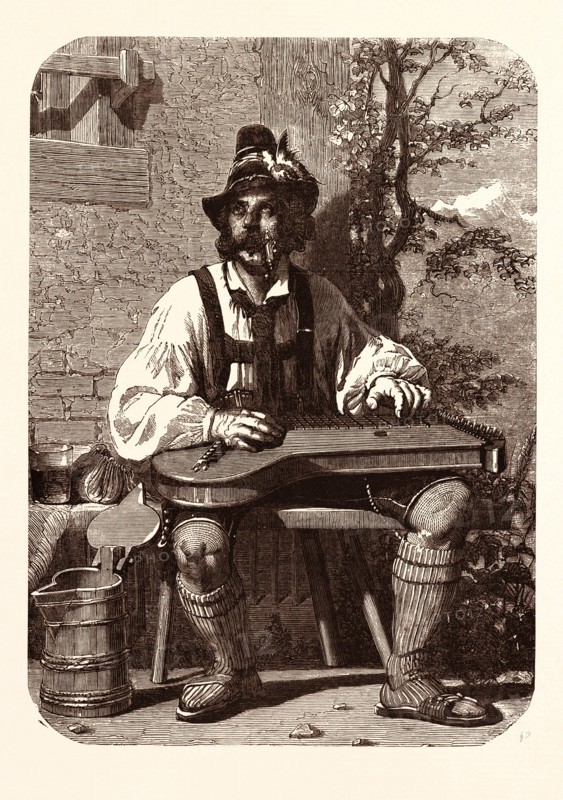 A TYROLESE COMPOSER. PAINTED BY CARL HAAG