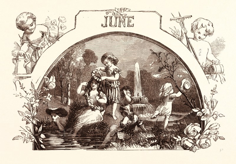 JUNE, calendar, year, month, monthly