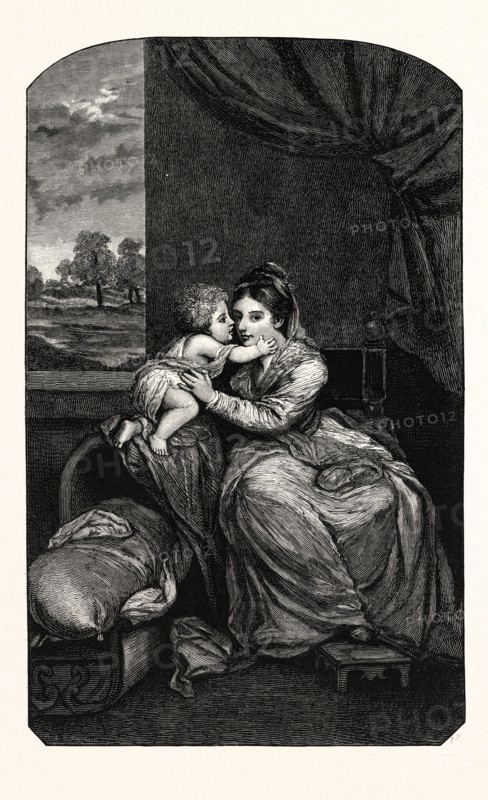 Lady Melbourne and Child, by Sir J. Reynolds, P.R.A.