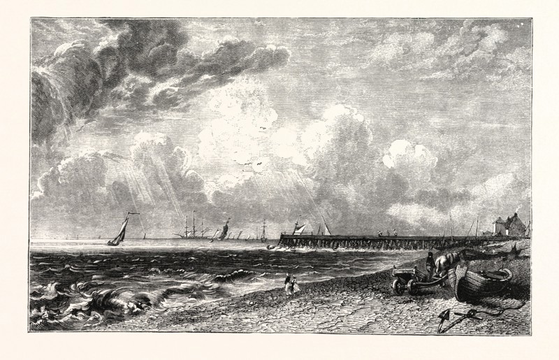 View of Yarmouth, from a Picture by Constable, UK, britain, british, europe, united kingdom, great britain, european
