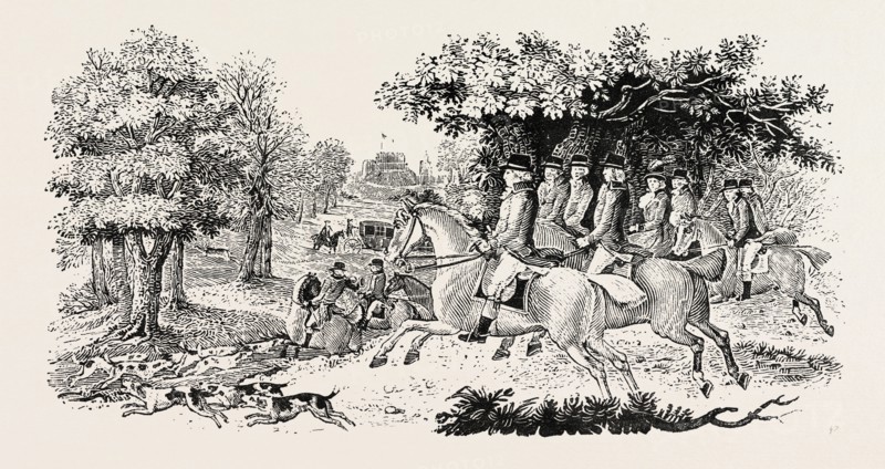 From The Chase, by W. Somerville, UK, britain, british, europe, united kingdom, great britain, european