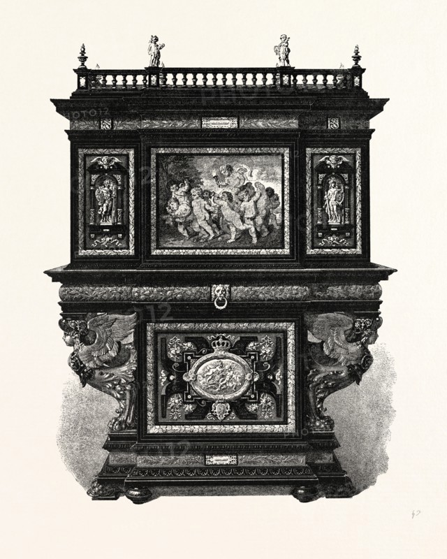 CABINET PRESENTED TO THE CROWN PRINCE AND PRINCESS OF AUSTRO-HUNGARY