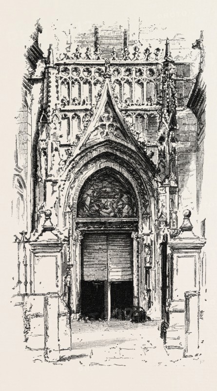 Door of Seville Cathedral, Spain