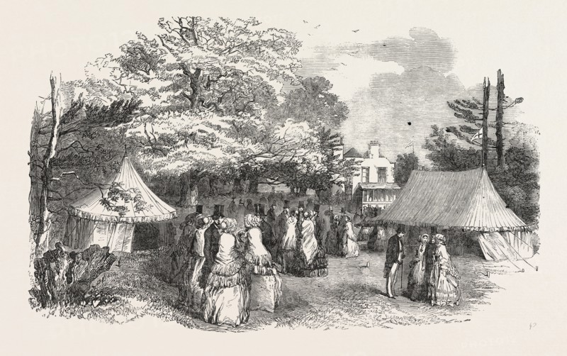 SALE OF FANCY-WORK IN THE GROUNDS OF HARLESDEN HOUSE, FOR THE BENEFIT OF THE UNITED SOCIETY FOR IRISH CHURCH MISSIONS, 1853