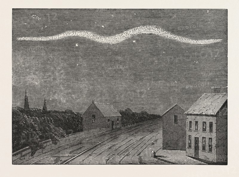 EXTRAORDINARY METEOR SEEN OVER DUBLIN, ON THE NIGHT OF SEPTEMBER 2, 1853
