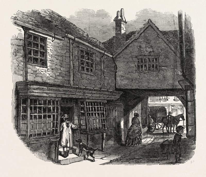 "HUDSON'S HOUSE," COLLEGE STREET, AT YORK, UK, 1849