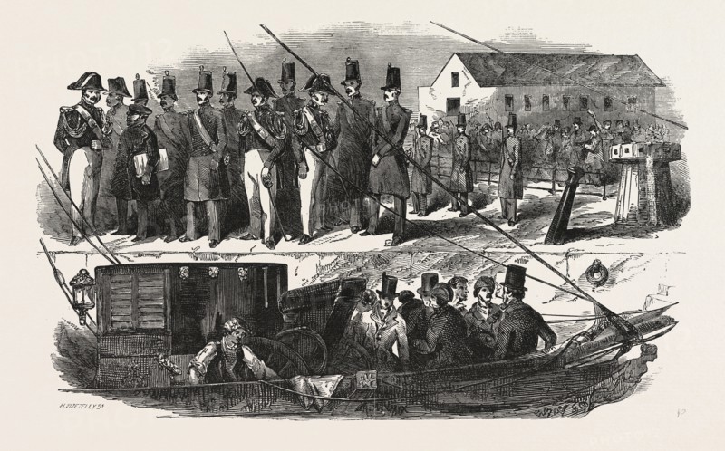 THE END OF THE SEASON, 1846, OFF TO PARIS: LANDING AT BOULOGNE