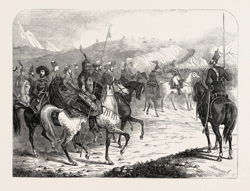 THE WAR IN CIRCASSIA: ASSEMBLING OF RUSSIAN TROOPS FOR THE CAMPAIGN OF THE CAUCASUS, 1846