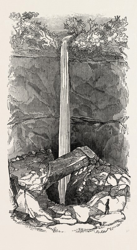 ALLAN POT, NEAR SETTLE, YORKSHIRE, UK, 1847