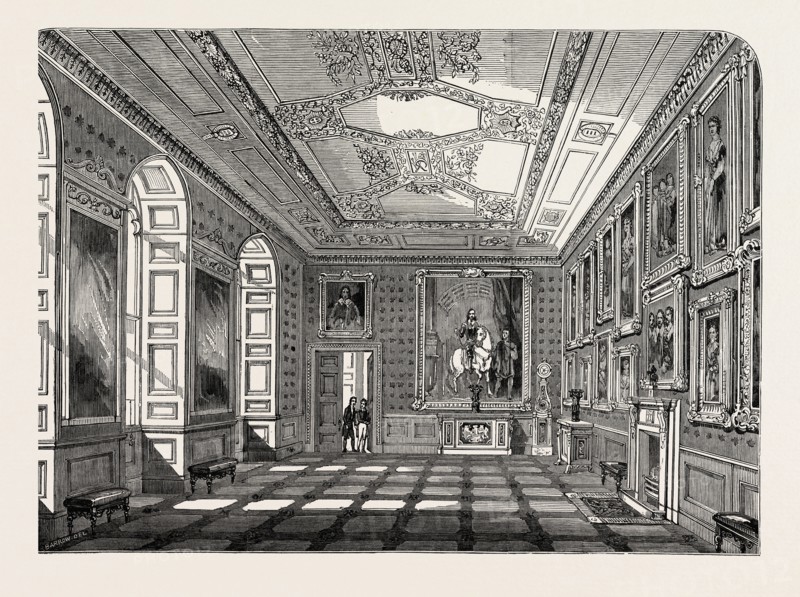 RETURN OF THE COURT TO WINDSOR CASTLE: STATE APARTMENTS, THE VANDYCK ROOM, UK, 1847