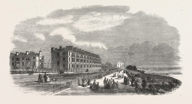IMPROVEMENTS AT SOUTHEND, ESSEX: PART OF THE NEW SUBURB CALLED CLIFFTOWN, UK, 1861