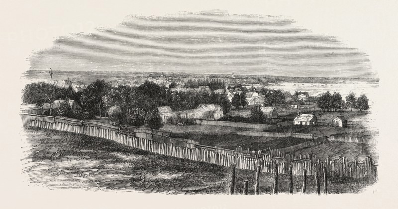 THE TOWN OF BATHURST, NEW BRUNSWICK, 1860