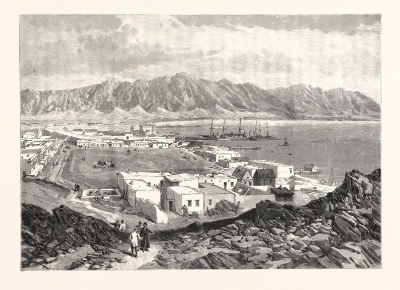 RUSSIAN MILITARY POSITIONS IN ASIA: KRASNOVODSK, ON THE CASPIAN SEA, 1885