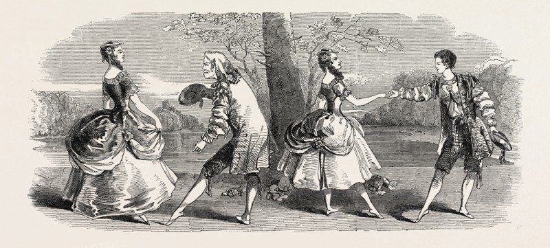 CHRISTMAS AT THE THEATRES: LYCEUM: SCENE FROM "THE GOLDEN BRANCH." 1848
