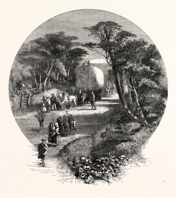 THE LAST LOAD OF HAY, 1859
