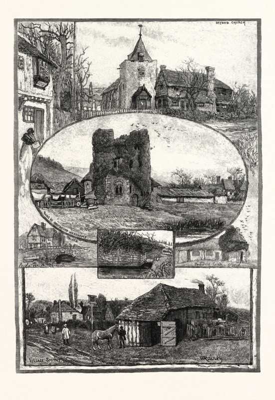 RAMBLING SKETCHES: A KENTISH VILLAGE: OTFORD, 1885
