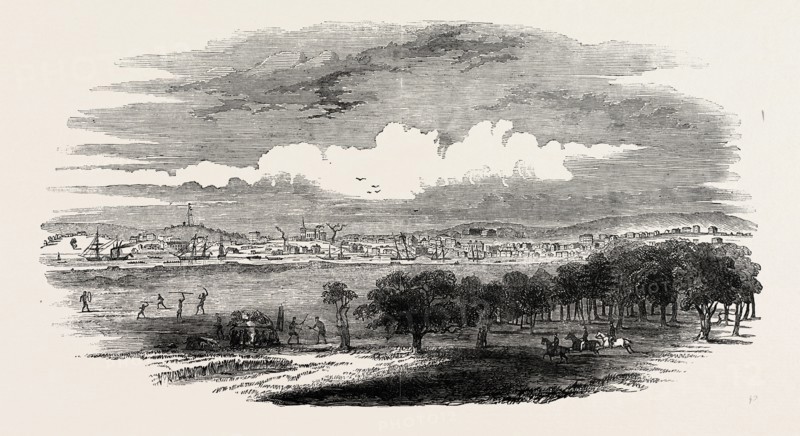 MELBOURNE, THE CAPITAL OF PORT PHILLIP. 1850