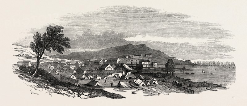 SAN FRANCISCO, FROM THE SOUTH WEST, UNITED STATES OF AMERICA, 1850