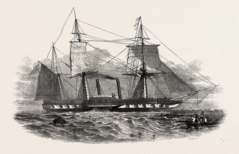 SIR CHARLES NAPIER'S STEAMSHIP, "SIDON." 1846