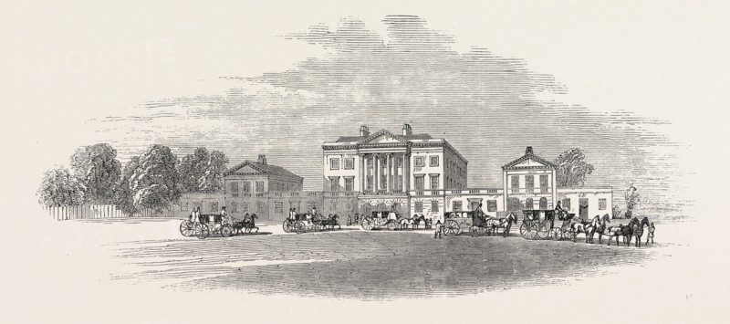 THE LORD MAYOR'S VIEW OF THE THAMES: ARRIVAL OF THE CIVIC PARTY AT BASILDON HOUSE, UK, 1846