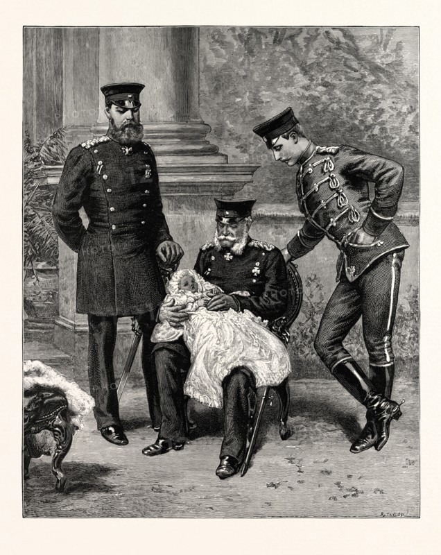 THE SILVER WEDDING CELEBRATION AT BERLIN: FOUR GENERATIONS OF THE HOUSE OF HOHENZOLLERN, 1883