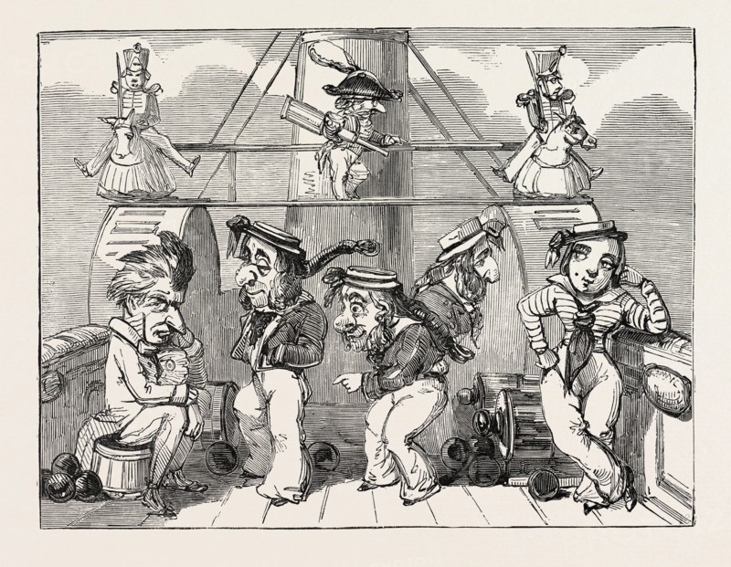CHRISTMAS PANTOMIMES: PRINCESS' THEATRE. SCENE FROM THE PANTOMIME OF "HARLEQUIN BILLY TAYLOR; OR, THE FLYING DUTCHMAN AND THE KING OF RARITONGO." UK