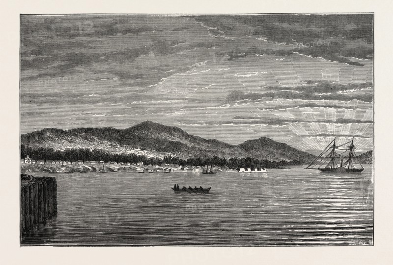 VIEW OF NIKOLAIEVSK, THE CAPITAL OF AMOORLAND.