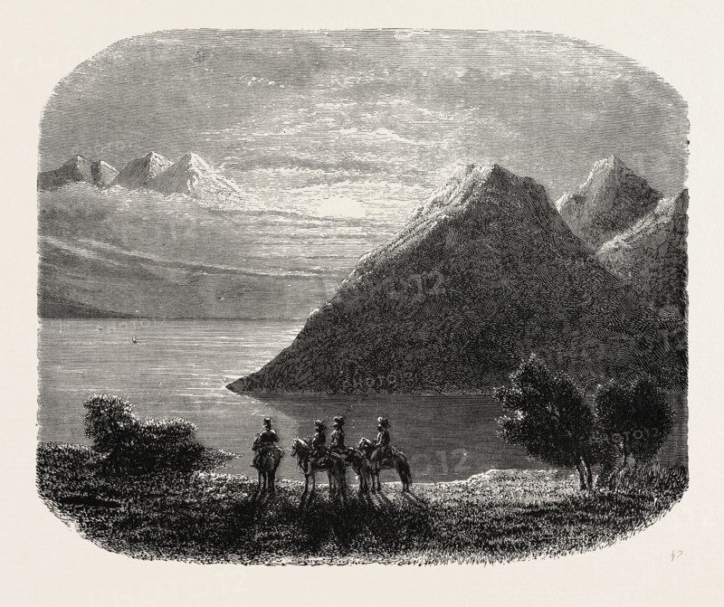 VIEW ON LAKE BAIKAL, SIBERIA