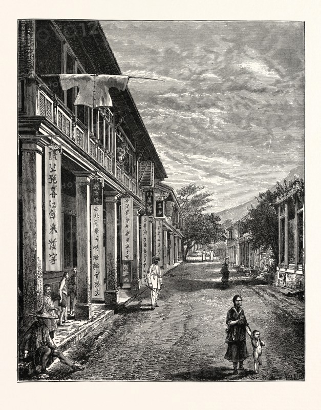 A STREET IN HONG KONG