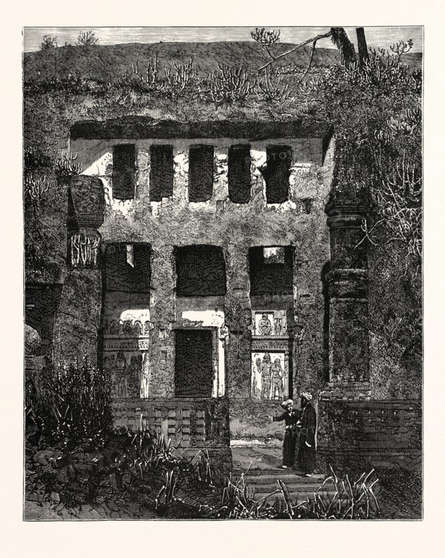 THE PRINCIPAL GROTTO OF KANHARI, OF SALSETTE.