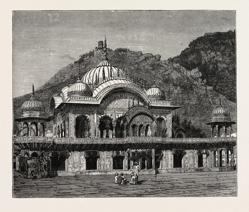 THE MAUSOLEUM OP RAJAH BUKTAWUR AT ULWUR