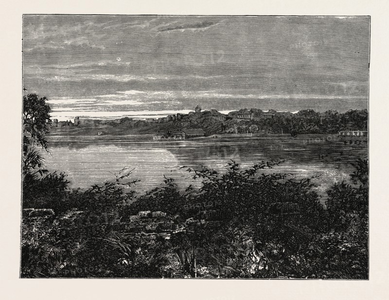 VIEW OF THE CITY OF BARODA (FROM THE RIVER BISWAMINTRI)