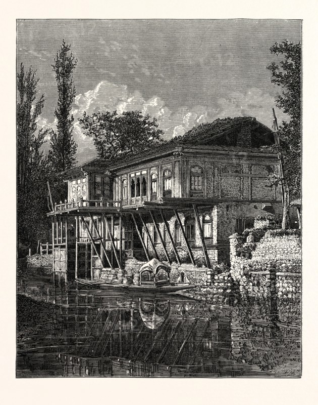VIEW IN SRINAGAR, KASHMIR