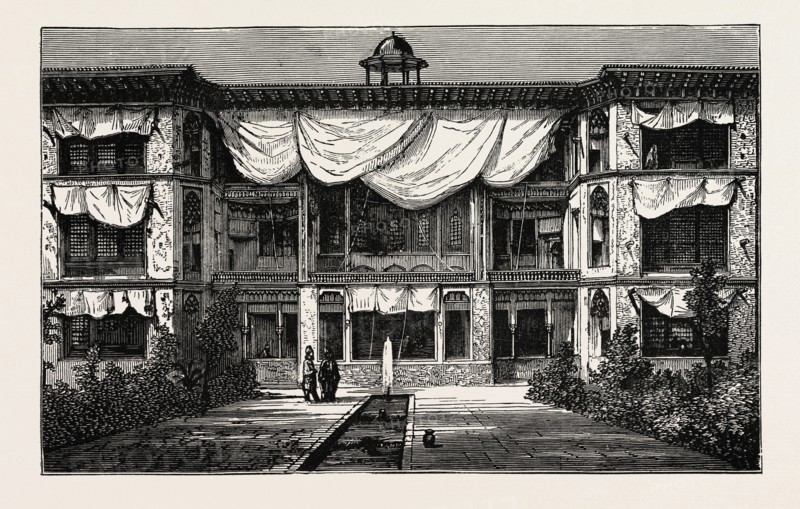 THE SHAH'S PALACE AT TEHERAN