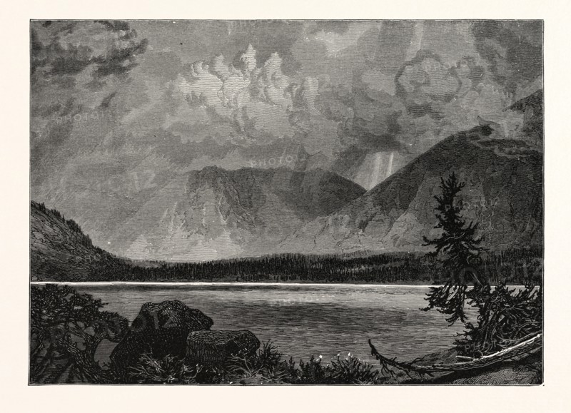 VIEW OF MOORE'S LAKE, UTAH, UNITED STATES OF AMERICA