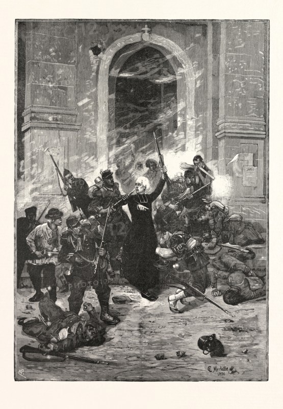 Franco-Prussian War: The battle of Bazeilles, France