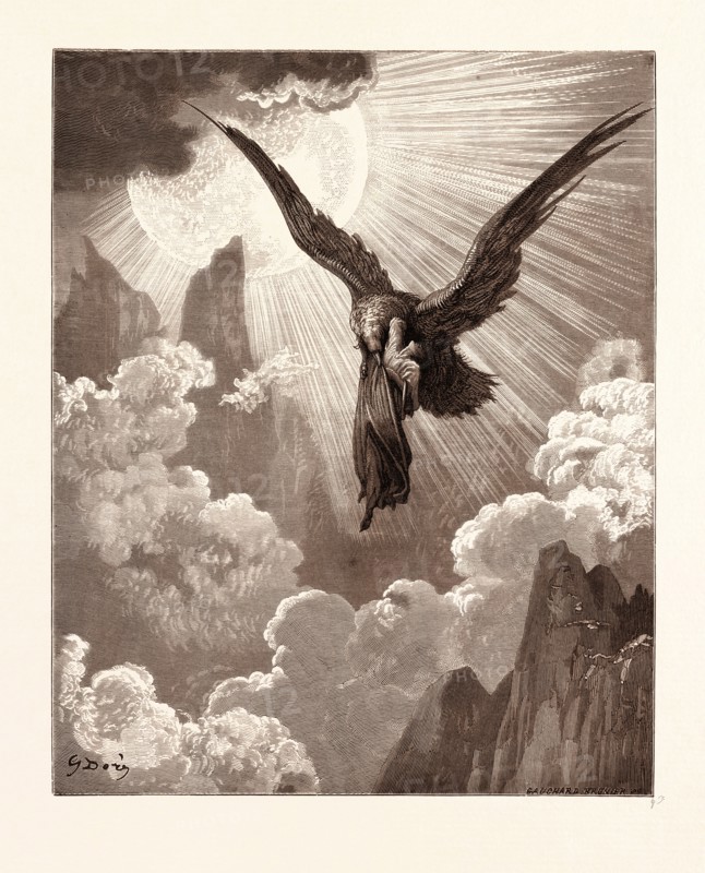 DANTE AND THE EAGLE, BY GUSTAVE DORE