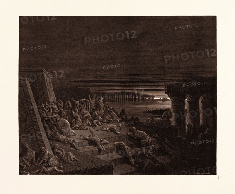 THE PLAGUE OF DARKNESS, BY GUSTAVE DORE