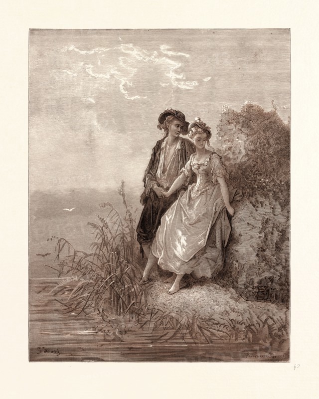 TIRCIS AND AMARANTH, BY GUSTAVE DORE