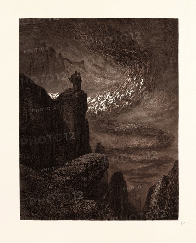 THE TEMPEST OF HELL, BY GUSTAVE DORE