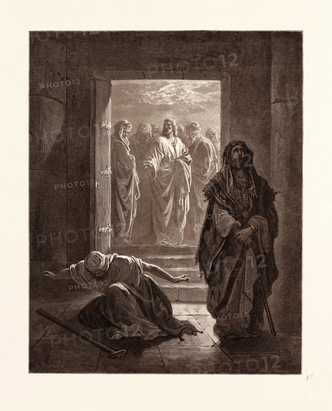 THE PHARISEE AND THE PUBLICAN, BY GUSTAVE DORE