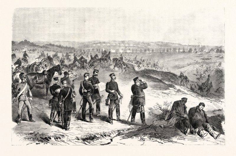 FRANCO-PRUSSIAN WAR: ATTAQUE BY THE SAXONS AGAINST SAINTE-MARIE-AUX-CHÃäNES ON 18 AUGUST 1870