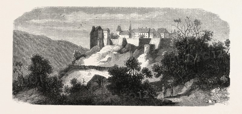 FRANCO-PRUSSIAN WAR: THE FORTRESS  LUTZELSTEIN, 1870