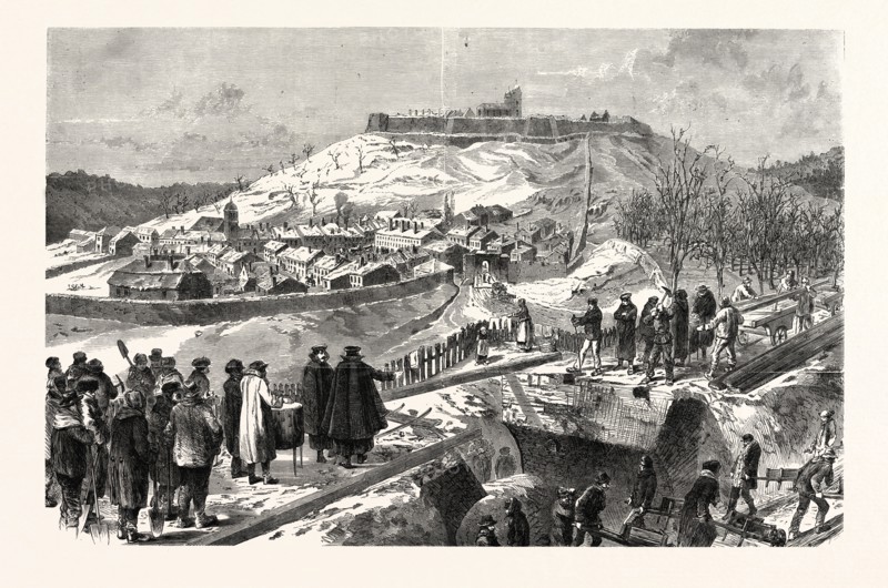 FRANCO-PRUSSIAN WAR: THE CITY AND THE FORTRESS  MONTMEDY, DECEMBER 15 1870