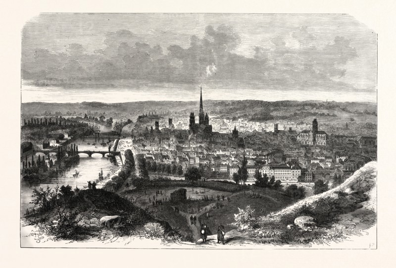 FRANCO-PRUSSIAN WAR: ROUEN, CAPITAL OF NORMANDY 1870
